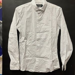 TOPMAN button up printed shirt